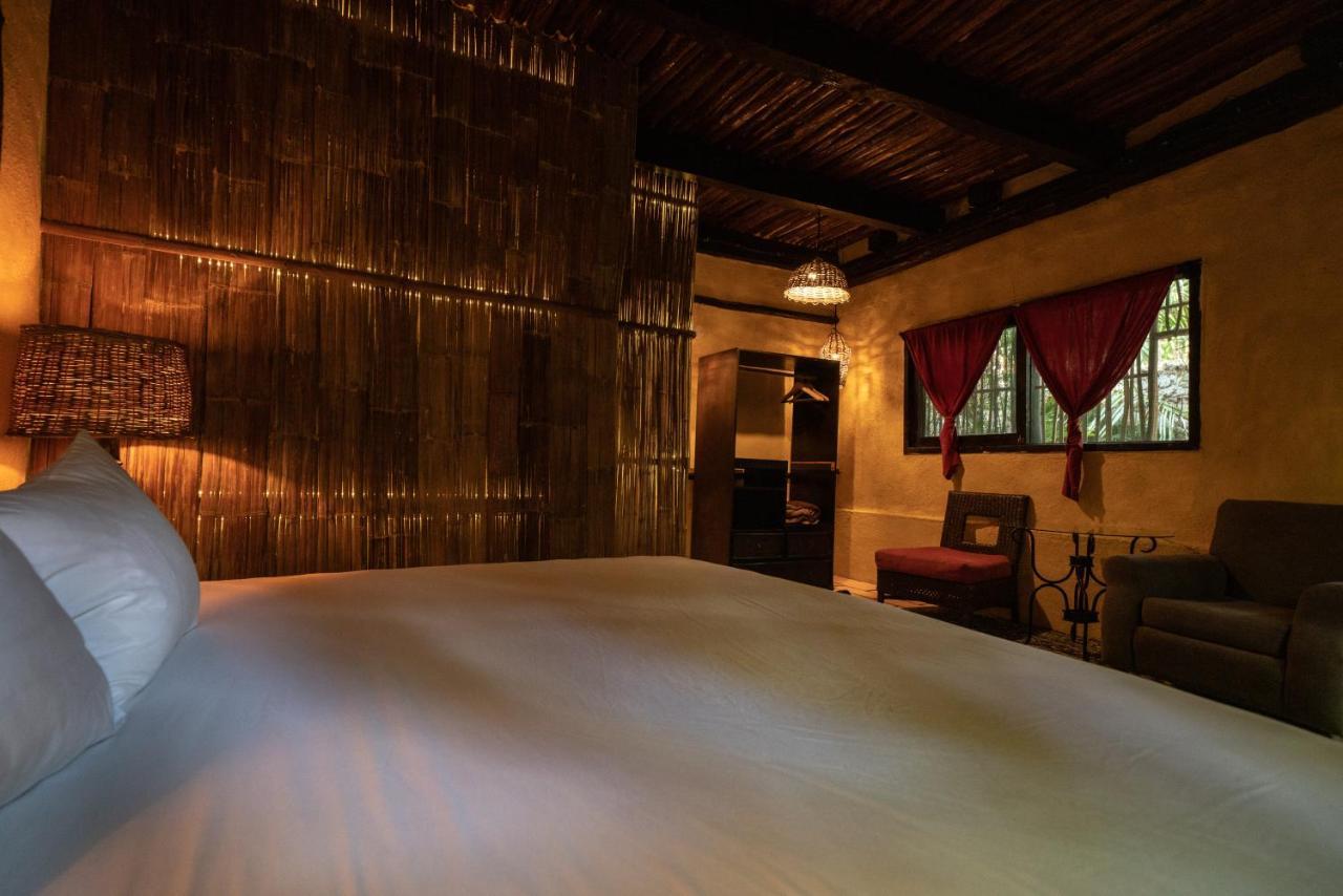 Cabanas La Eufemia Тулум Экстерьер фото