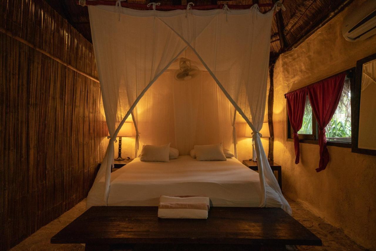 Cabanas La Eufemia Тулум Экстерьер фото
