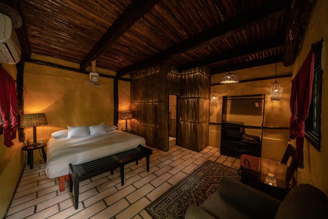 Cabanas La Eufemia Тулум Экстерьер фото