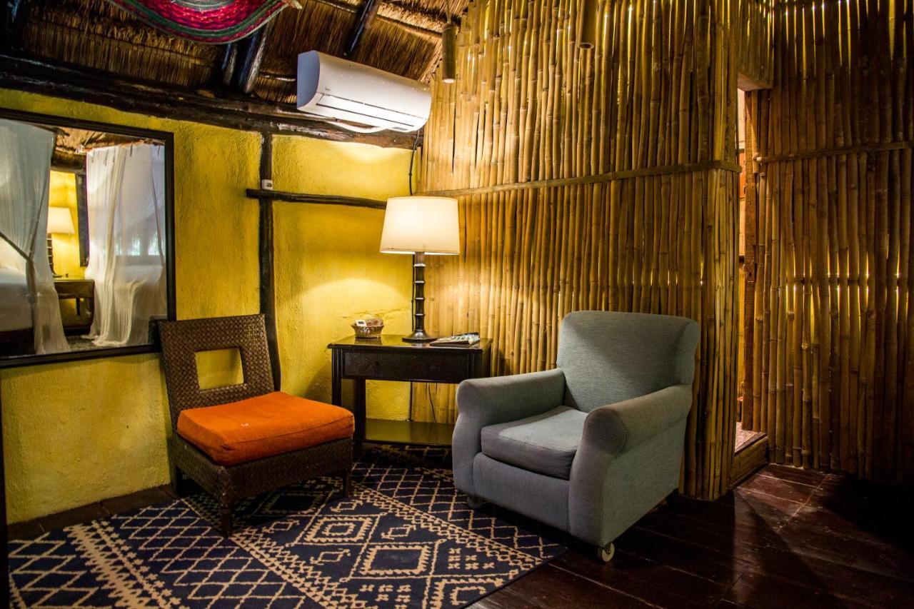 Cabanas La Eufemia Тулум Экстерьер фото